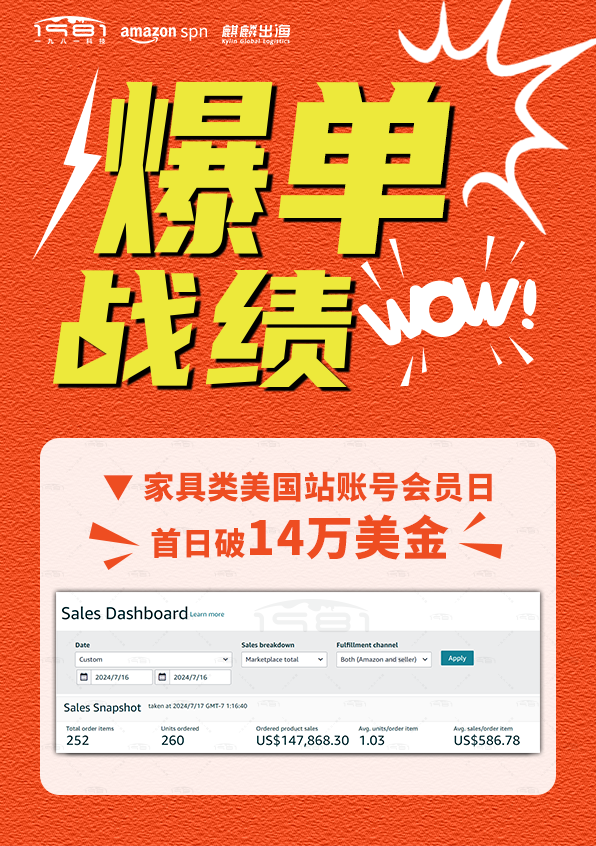 家具類(lèi)美國(guó)站賬號(hào)會(huì)員日首日破14萬(wàn)美金.png